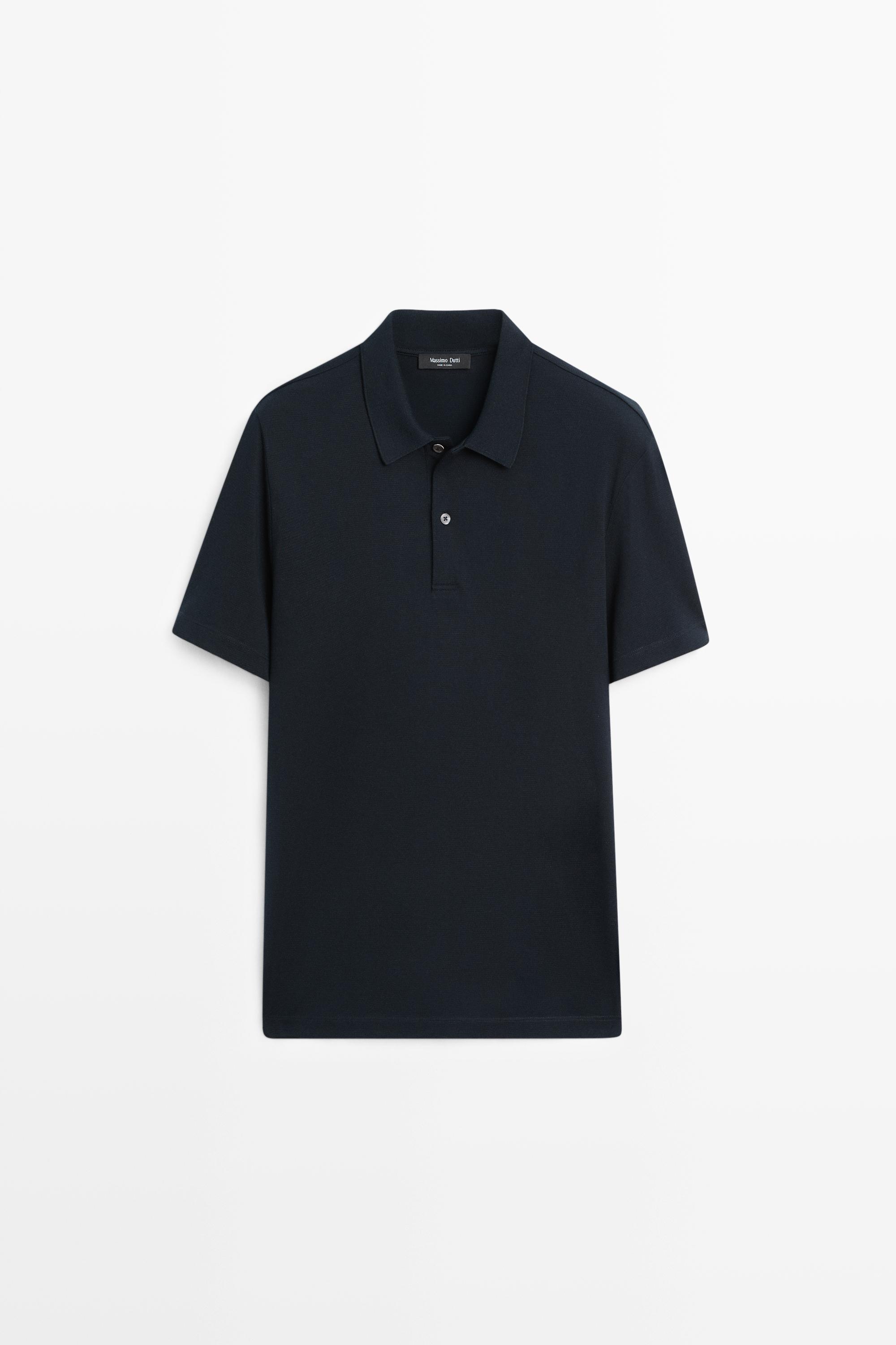 100% cotton structured polo shirt